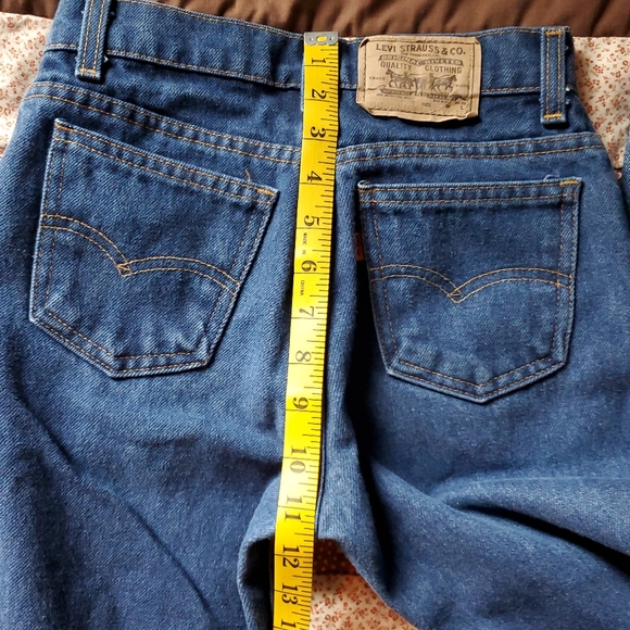 Levi's Vintage Orange Tab Boys Blue Jeans. 14 Regular. (27x27). USA made. EUC. - Picture 10 of 16